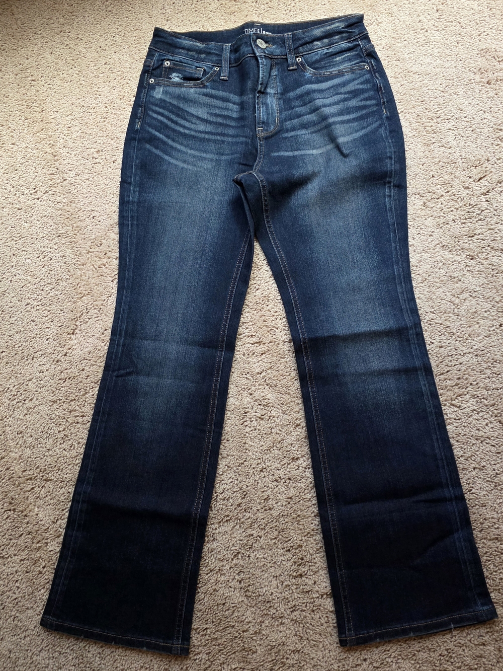 Time and Tru Dark Blue Bootcut Jeans